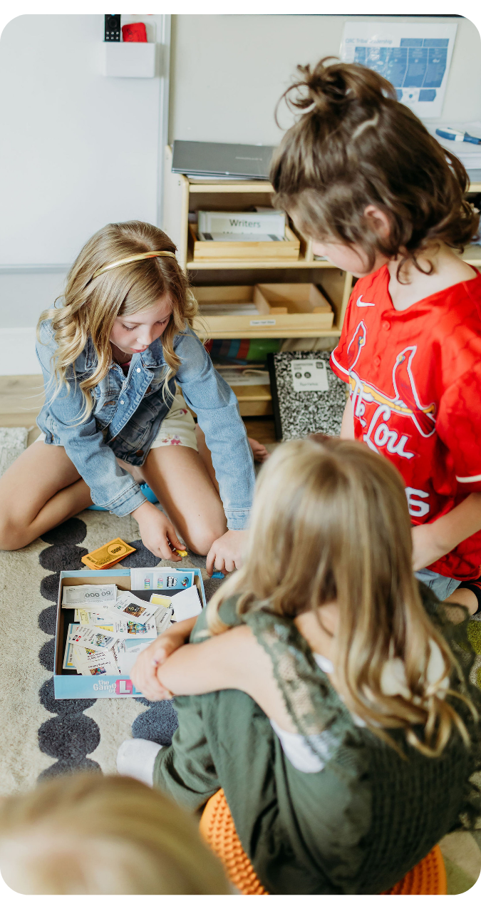 acton academy st george private school learners working | Acton St. George